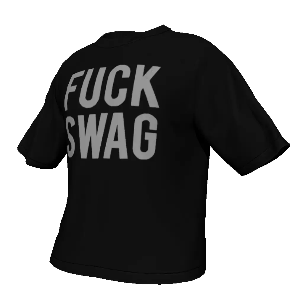 Футболка FUCK SWAG - Черно-белый