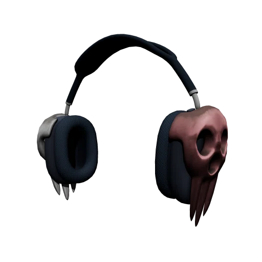 Airpods Max с Черепом - Синий