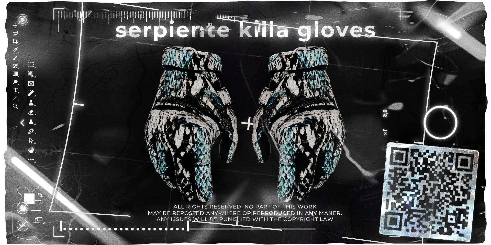erpiente killa gloves
