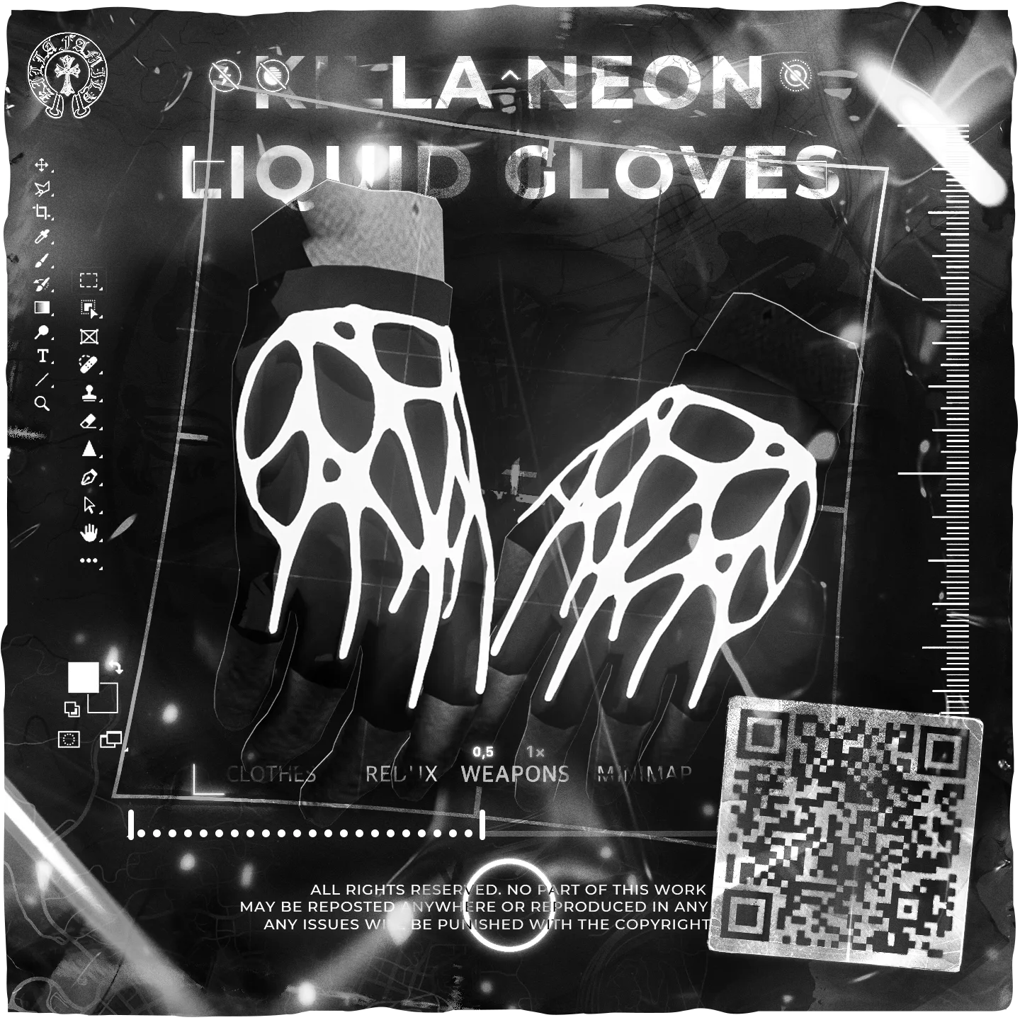 killa neon gloves