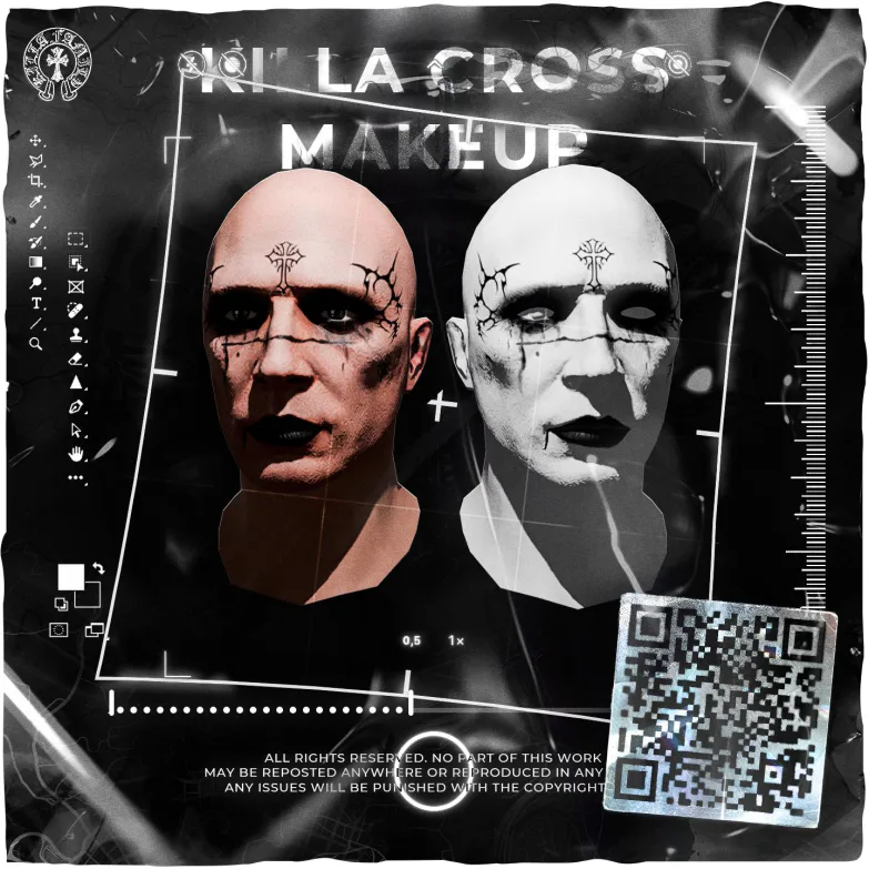 killa cross makeup