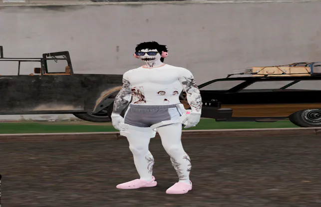 Белое тело для RageMP