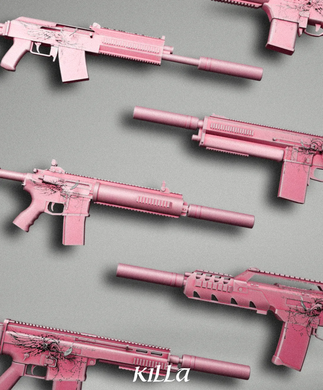 PINKY KILLA GUNPACK